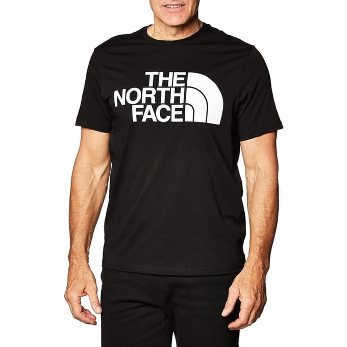 The North Face M Standaard SS T-shirt in Zwart