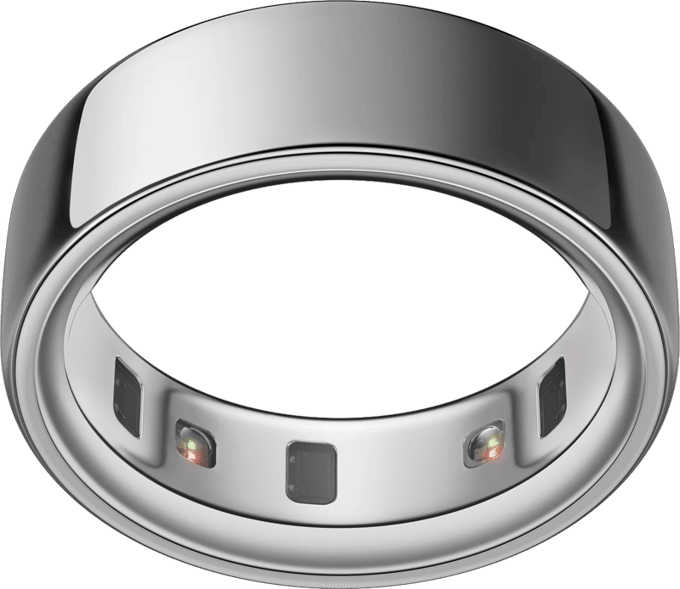 Oura Ring 4 Maat 15 Zilver