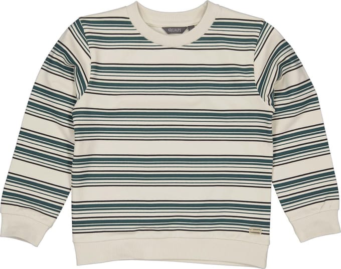 Quapi - Jongens sweater - AOP Kit Stripe - Maat 92