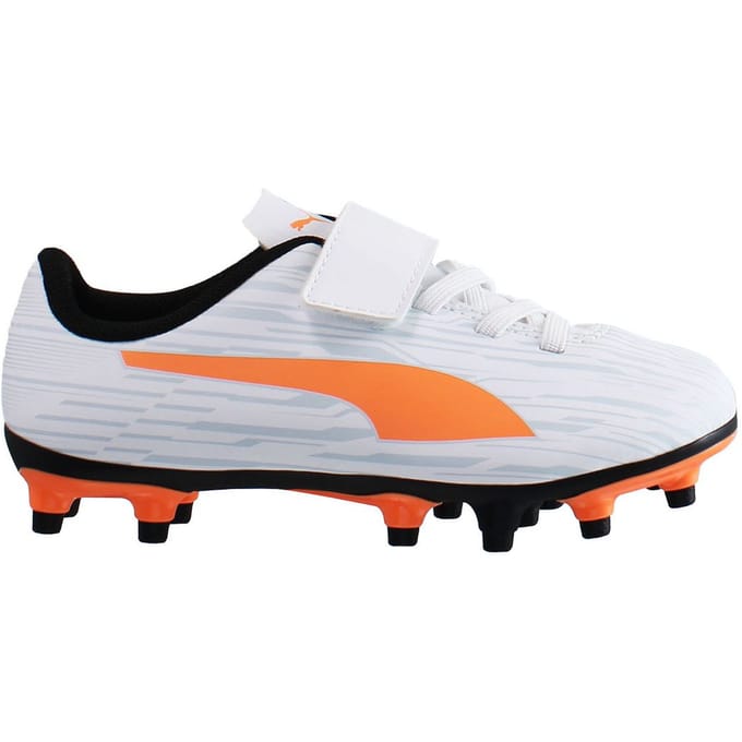 Puma Rapido III FG/AG V Kindervoetbalschoenen Wit