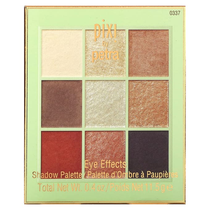 Pixi Beauty, Eye Effects, Palette d'ombres à paupières, Hazelnut Haze, 11,5 g (0,4 oz) beige