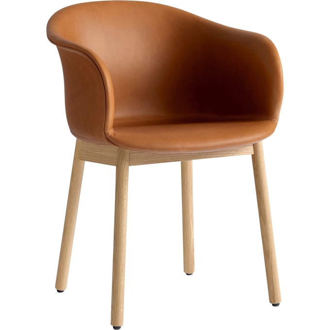 &Tradition - Elefy JH31 Stoel  - leer cognac - oak - bruin