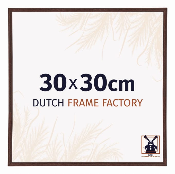 Fotolijst 30x30 cm - Kunststof - Bruin - Angers