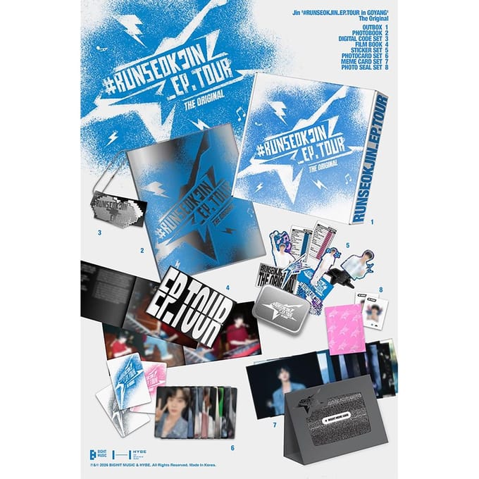Jin - [#RUNSEOKJIN_EP.TOUR in GOYANG] The Original Album only blue