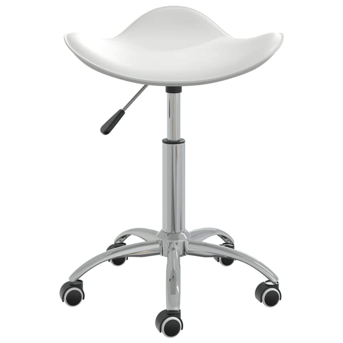 vidaXL - Salonkruk - kunstleer - wit