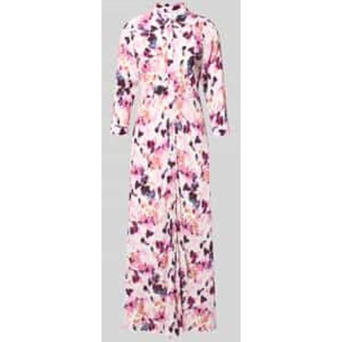 Overhemdjurk van viscose met knoopsluiting model 'SAVANNA'