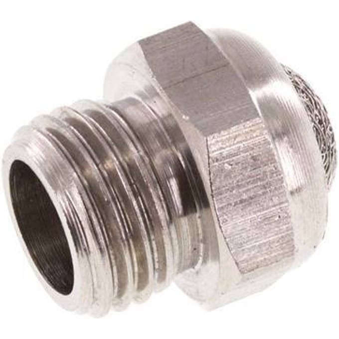 G1/4'' Roestvrijstalen Compacte Pneumatische Geluiddemper 1.4301 Mesh