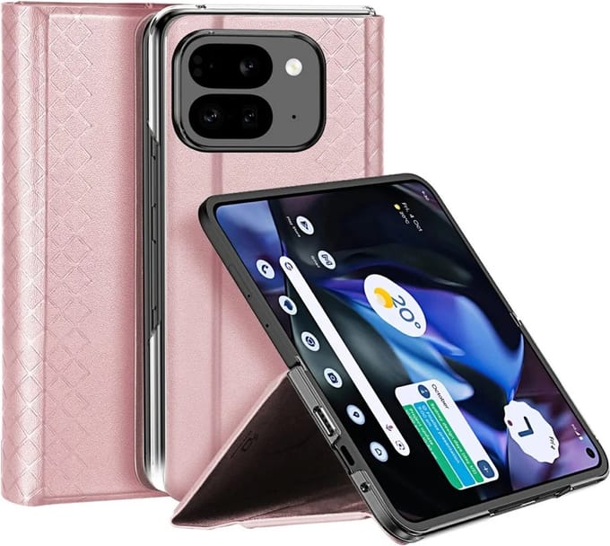 Dux Ducis Bril Hoesje Geschikt voor Google Pixel 9 Pro Fold - Back Cover Roze