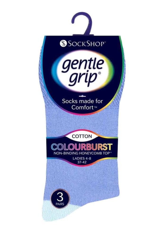 6 paar sokken zonder elastiek damessokken met zachte grip - GG188