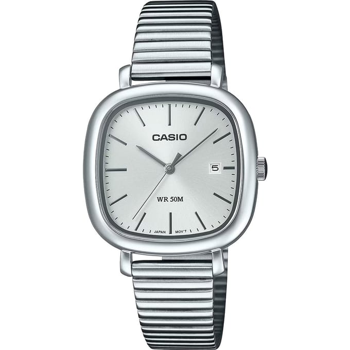 Casio Casio Collection LTP-B166D-7AVEF Horloge - Staal - Zilverkleurig - Ø 30 mm