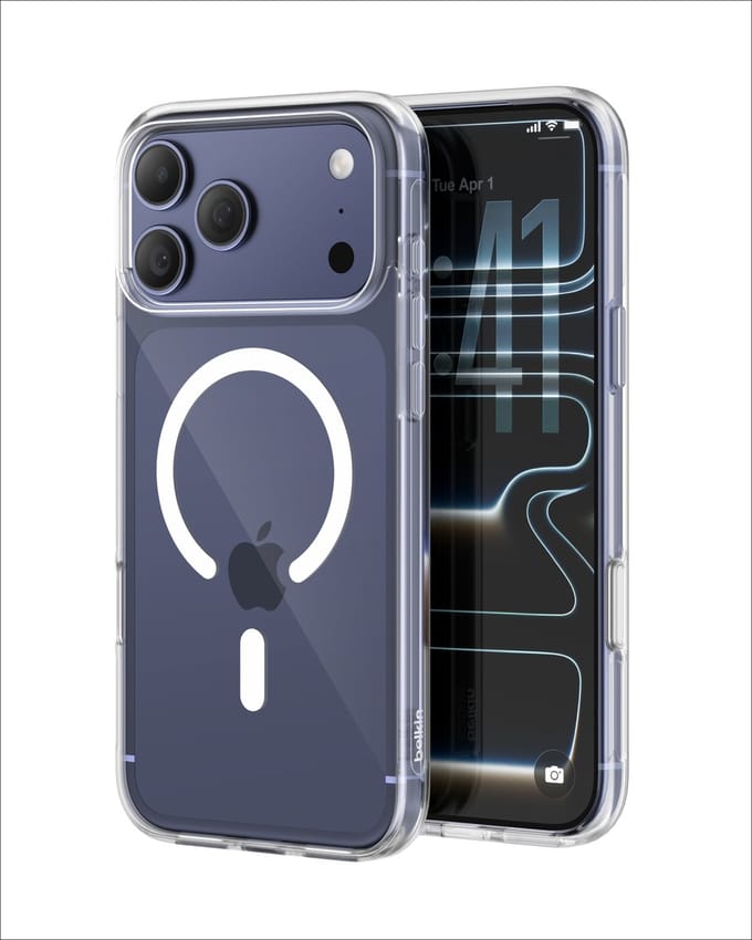 Belkin Magnetic Protective Case - iPhone 17 Pro Max - Clear