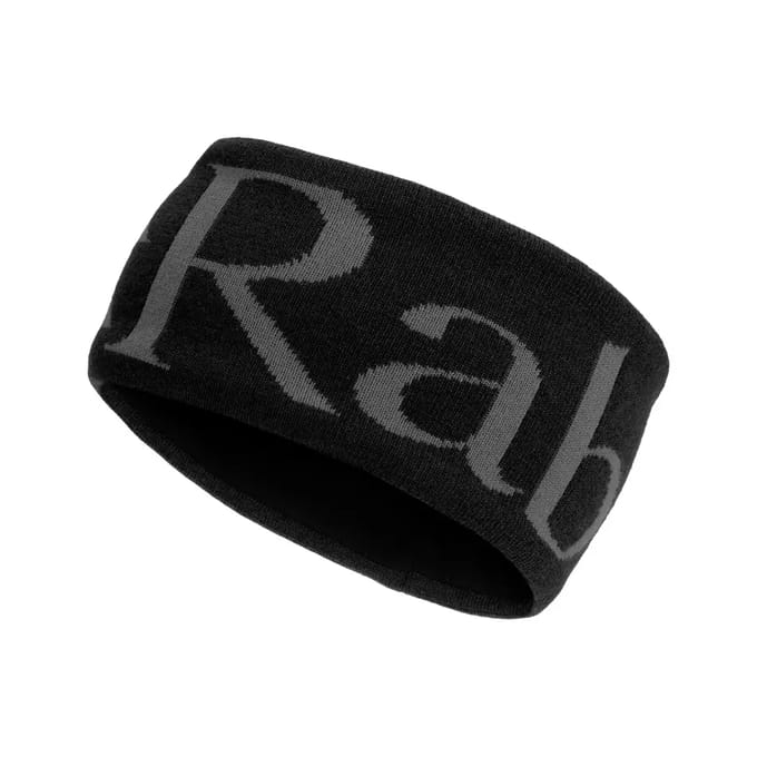 Gebreide hoofdband met logo Rab