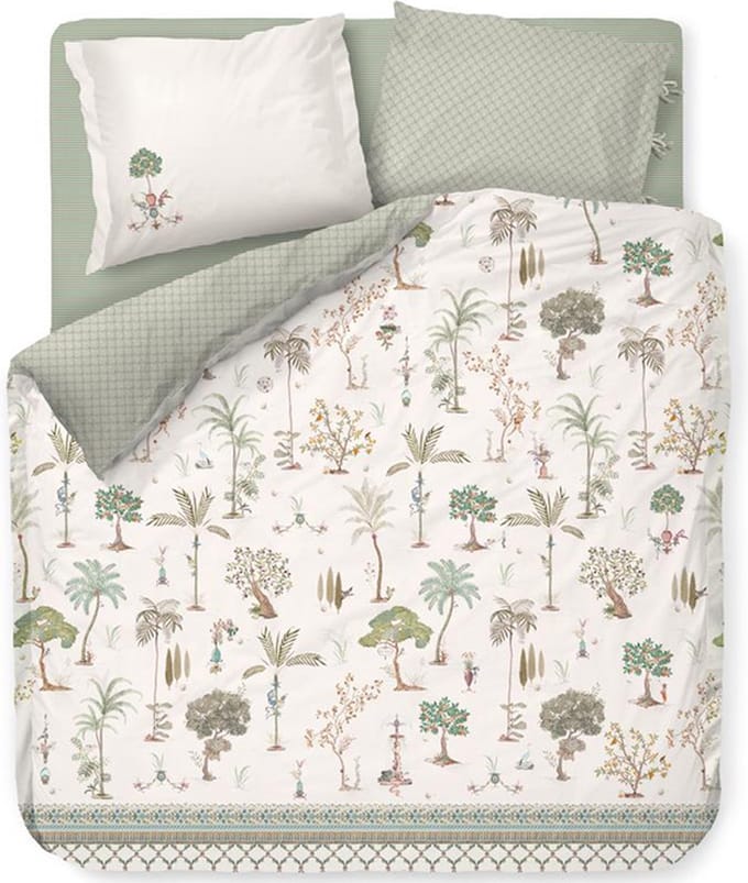 Pip Studio Giardini di Frutta dekbedovertrek - Tweepersoons - 200x200/220 - Wit