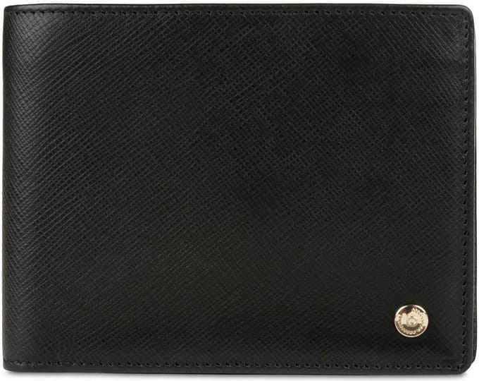 bugatti portemonnee Roccia Wallet with Flap Black zwart