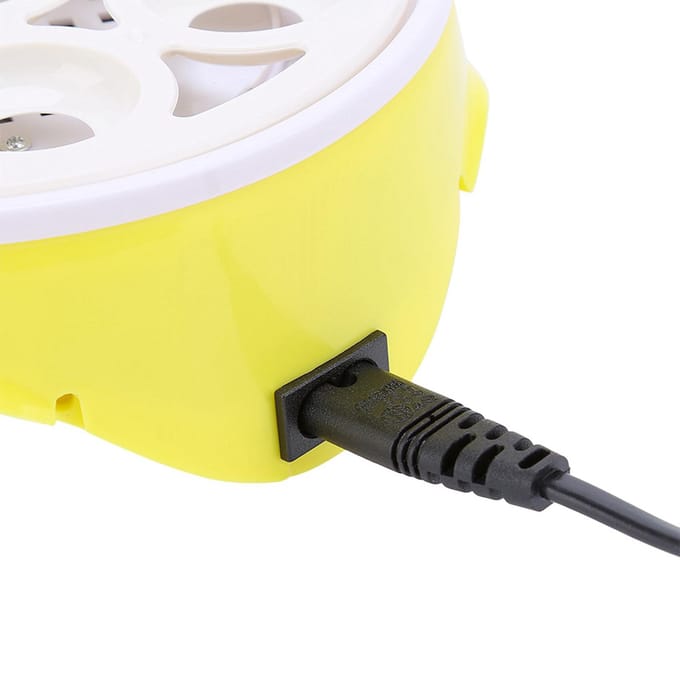 Mini Digitale 7 Eieren Capaciteit Kip Eend Vogel Broedmachine Gereedschapskit wit