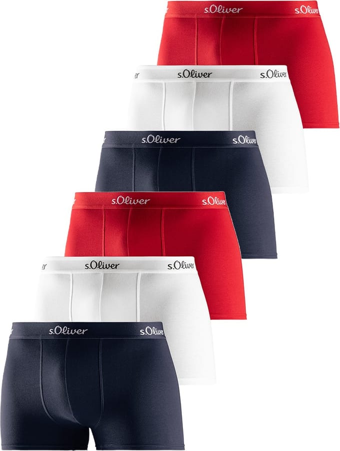 s.Oliver Heren retro short / pant 6 pack Basic