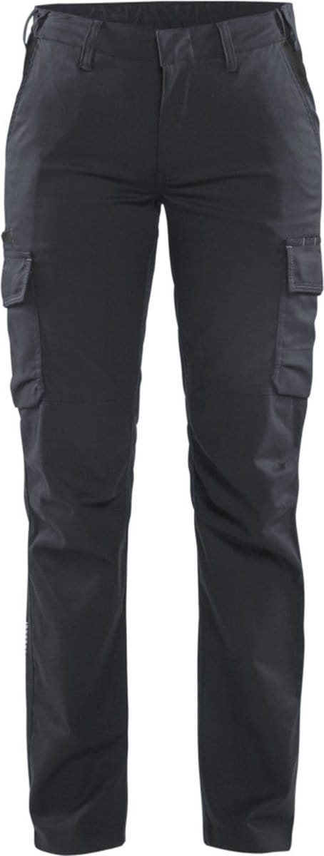 Blaklader Dames industrie werkbroek stretch 7144-1832 - Medium Grijs/Zwart - D25