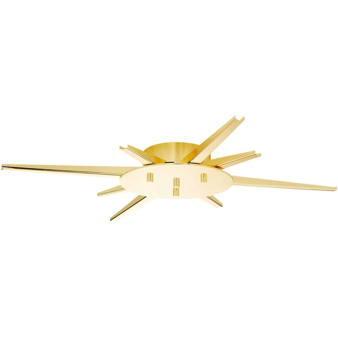 DESIGN BY US Baldakijn Flash Je Lampen, goud, 8-armig, aanpasbaar