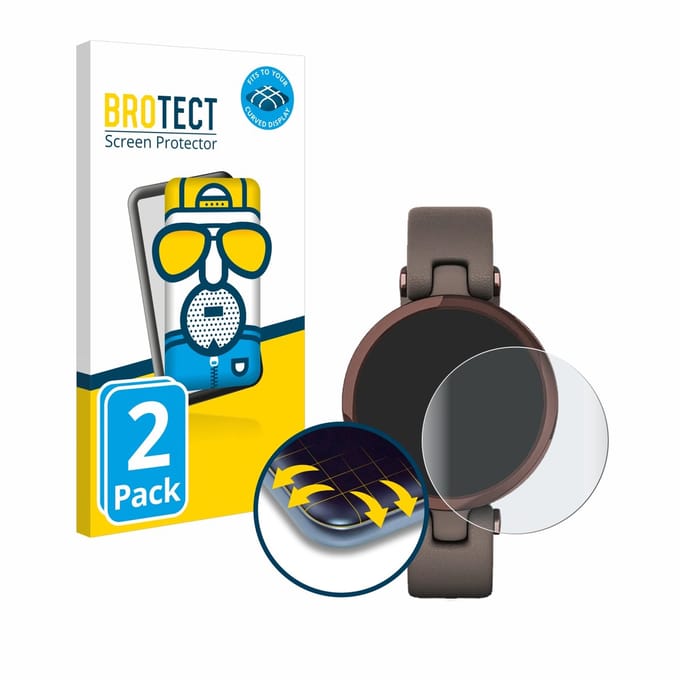 BROTECT - Screenprotector voor Garmin Lily - Folie Beschermfolie matte volledig dekking 2 Stuks