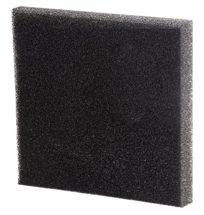 Filterschuim 50x50x2 cm middel zwart