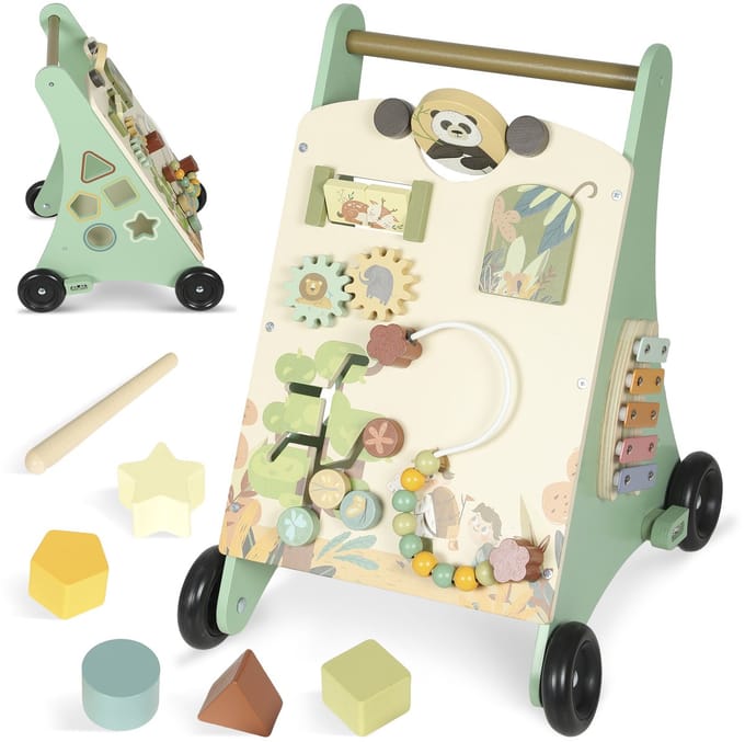 AIYAPLAY - Babywalker - MDF - 33,5 x 36 x 46,8 cm - Groen
