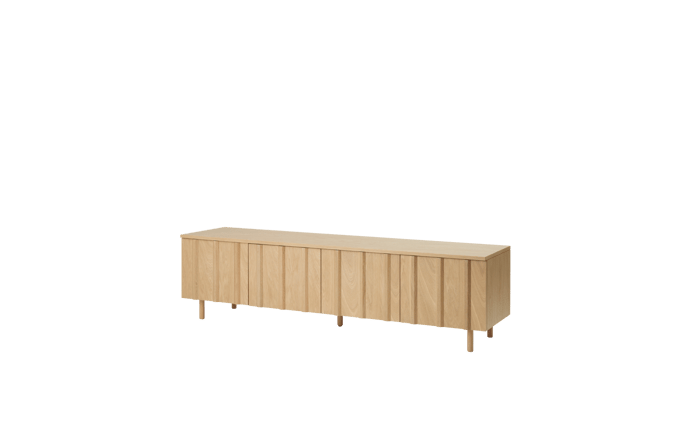 Normann Copenhagen Rib Dressoir Laag - oak