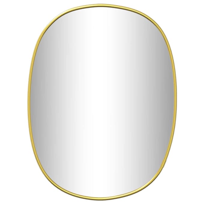 vidaXL - Wandspiegel - 30x25 - cm - goudkleurig