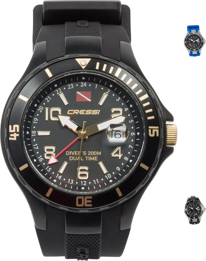 Professioneel Duikhorloge met Dual-Time Functie | Waterdicht tot 200m