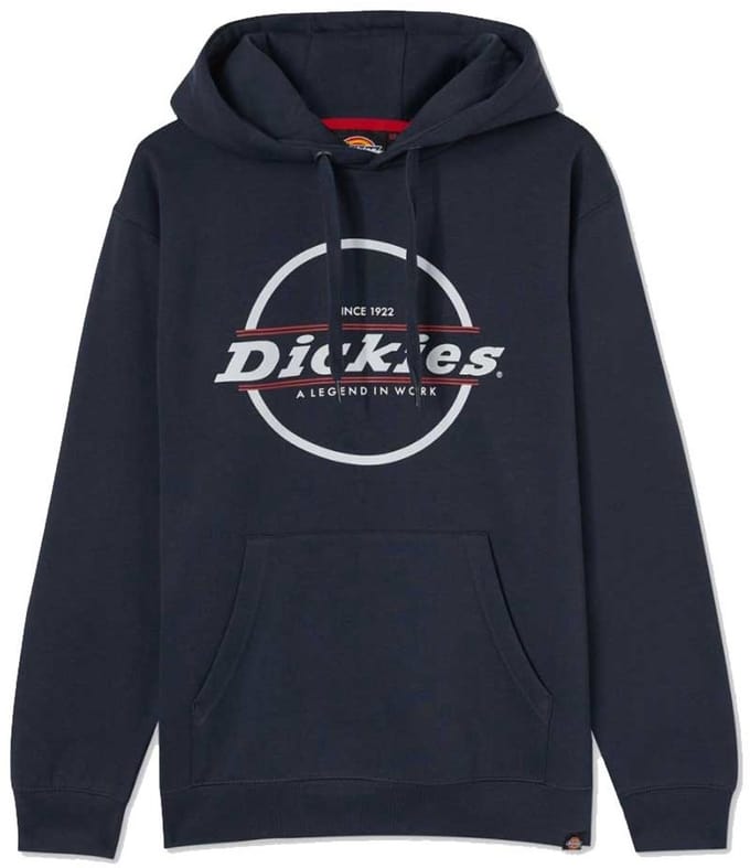 Dickies Towson Graphic Hoodie Navy Blue Sweatshirt Heren