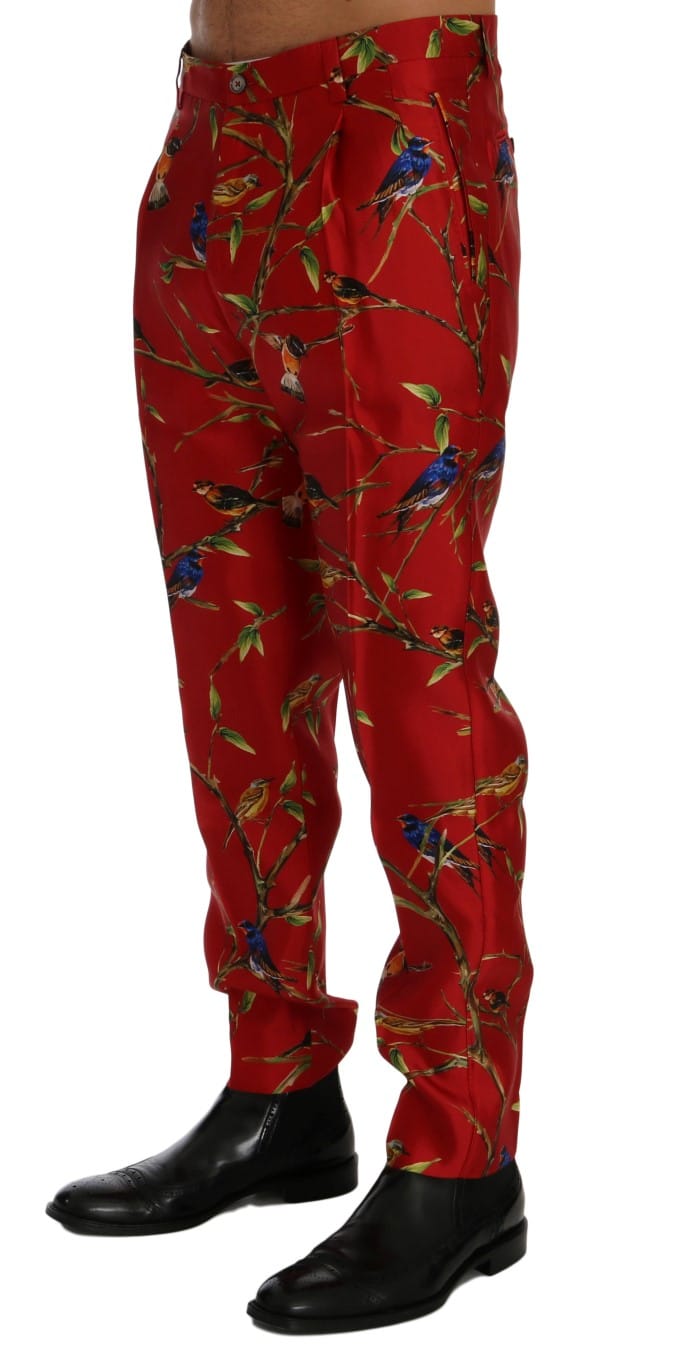 Vogeldruk Zijde Broek