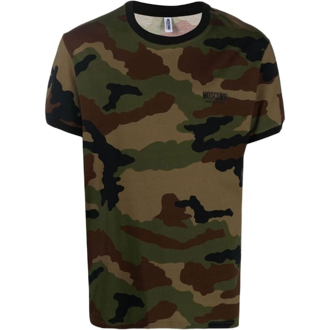moschino CAMOUFLAGE-T-SHIRT