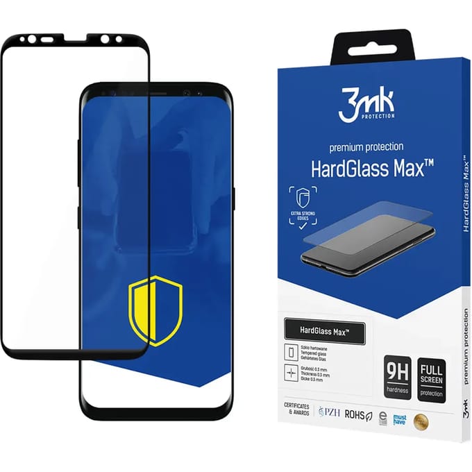 Versterkt gehard glas 3MK Samsung Galaxy S8/S9 HardGlass Max™