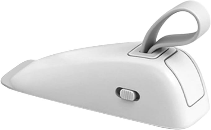Deurwig Alarm - Beveiligingsstopper - Extra Beveiliging - Dubbele Modus - 12.9 cm Lengte - Wit