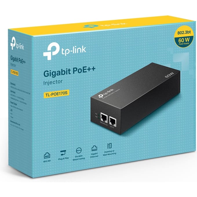 TP-Link TL-POE170S PoE adapter & injector Gigabit Ethernet