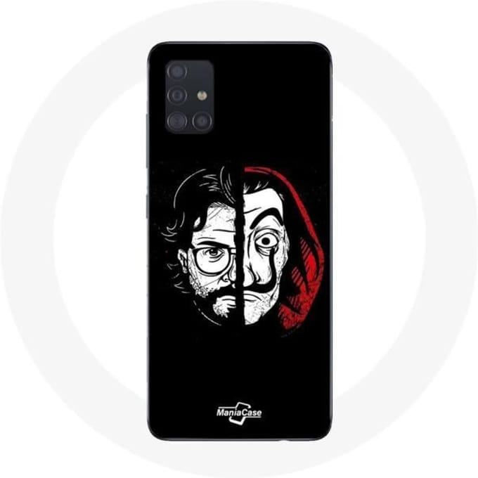 Samsung Galaxy A51 hoesje La casa de papel El Profesor Mask Split