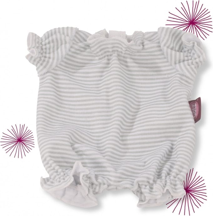 Götz poppenkleding badstof jumpsuit voor pop van 30-33cm