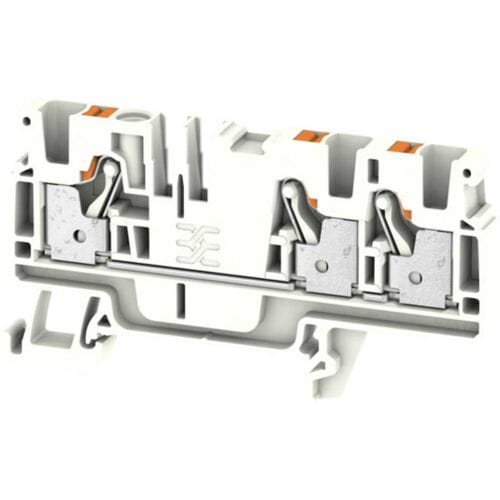 Weidmüller 2051370000 Doorgangsklem 6.10 mm Spanveer Wit 50 stuk(s)