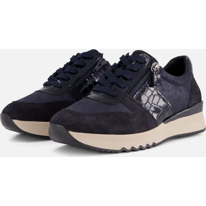 Feyn Sneakers blauw Suede - Maat 41