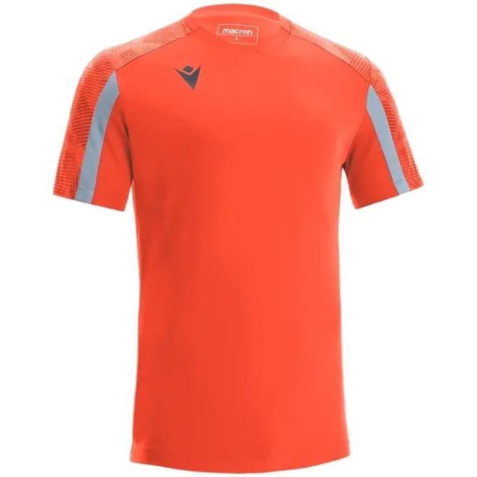 Macron Gede Shirt Korte Mouw Heren - Oranje / Zilver | Maat: S