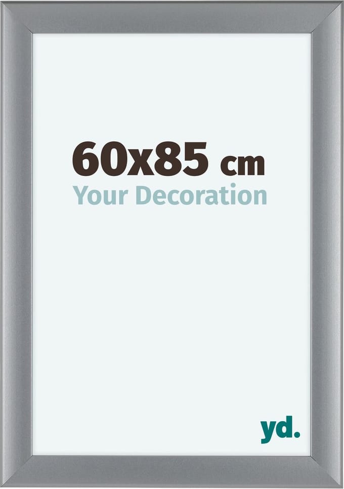 Your Decoration - Fotolijst 60x85 cm - MDF - Zilver Mat - Como