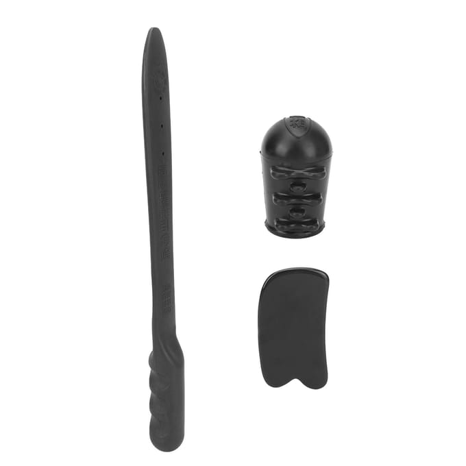 Massage Hamer Klapstok Zwart Handheld Massage Klapstok voor Nek Rug Schouder gray
