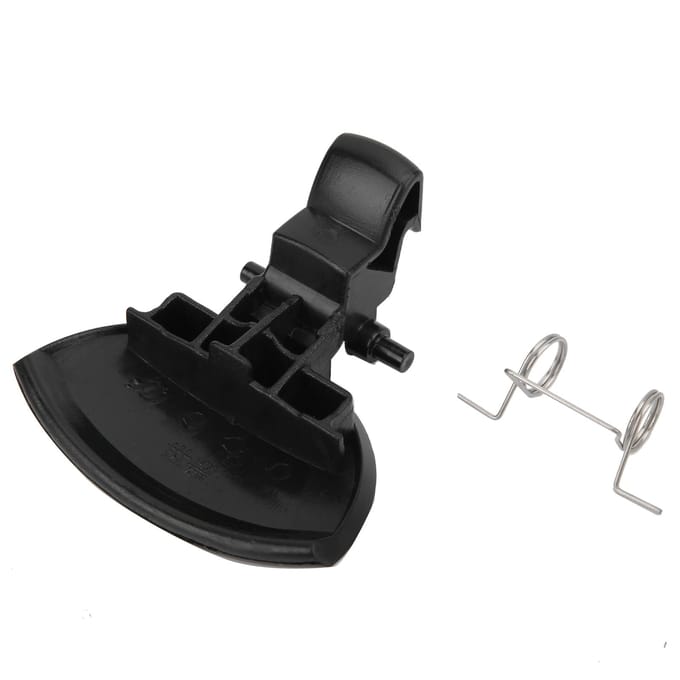 Handschoenenkastje Klep Handvat met Veer Vervanging Zwart Geschikt voor Citroen C4 2004 2010 black