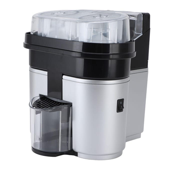Elektrische Dubbele Citruspers Juicer Machine Hoge Efficiëntie Snijden en Persen Elektrische Citrus L black