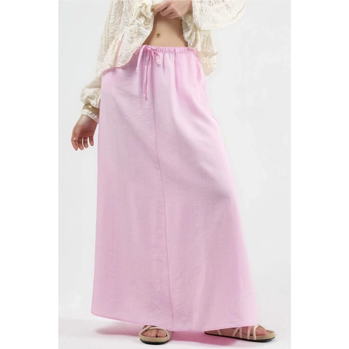 Hoge Taille A-Lijn Maxi Rok