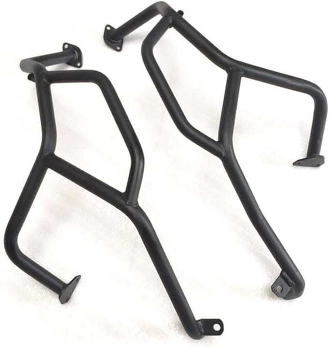 Motor Beschermers - Valbeugels Bumper - Motor Beschermen - Stalen Constructie - 1 Paar - Zwart