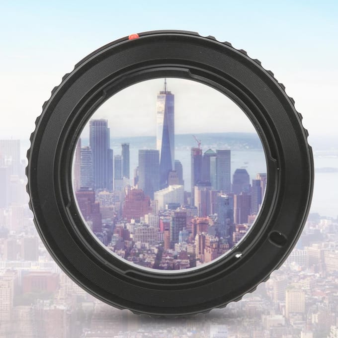 Fikaz M39-FX Camera Lens Mount Adapterring voor Zenit M39 Lens naar voor Fujifilm FX Mount Camera black