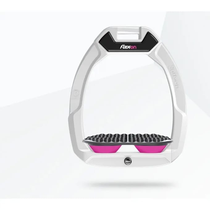 Veiligheidseisen voor het paardrijden Endurance Wit/Grijs/Roze Flex-On Safe-On