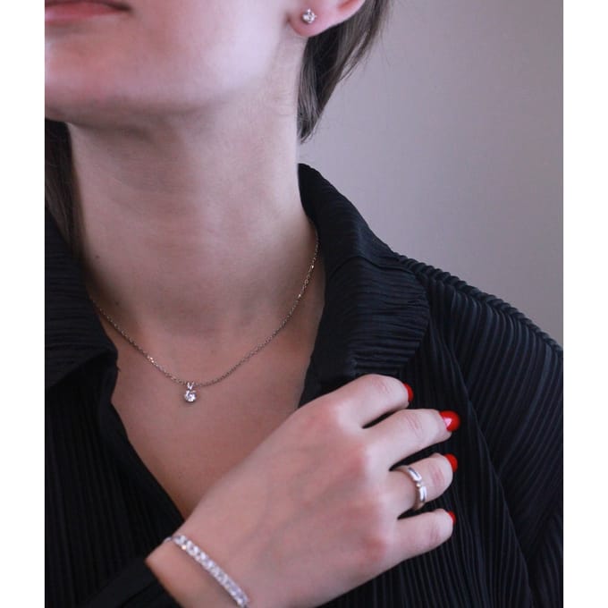 Crystal Mia Sets - Zilver en Kristal