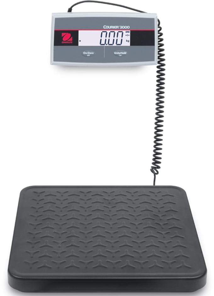 Ohaus Courier 3000 Serie - Postweegschaal - LCD 33x32cm - 35Kg/20g - Laagprofiel
