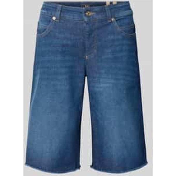 Korte jeans met franjes model 'Rich'